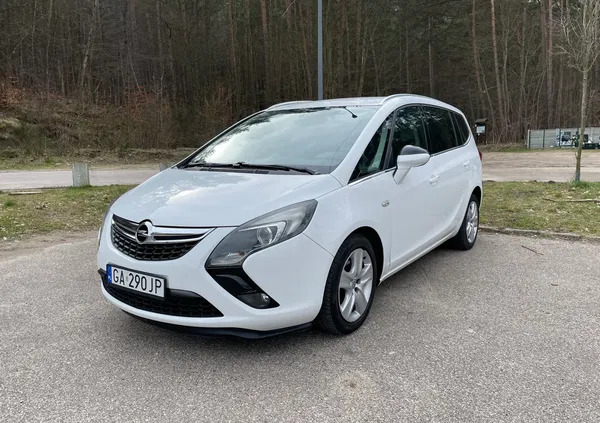 warmińsko-mazurskie Opel Zafira cena 33900 przebieg: 266560, rok produkcji 2012 z Gdynia